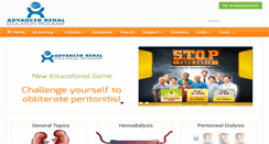 Desktop Screenshot of advancedrenaleducation.com